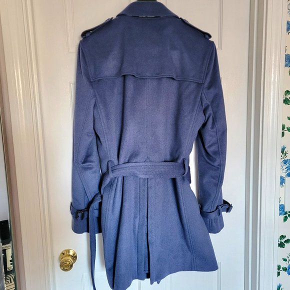 NWT Burberry Men's Kensington Trench Coat Mid-length Wool/Cashmere - Size 50 - Picture 3 of 16
